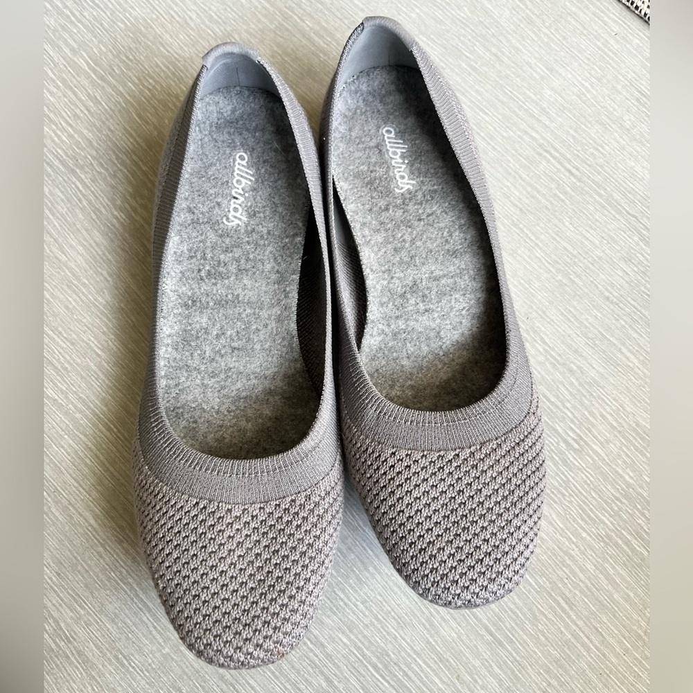 Allbirds flats wool breezers size 7 light grey